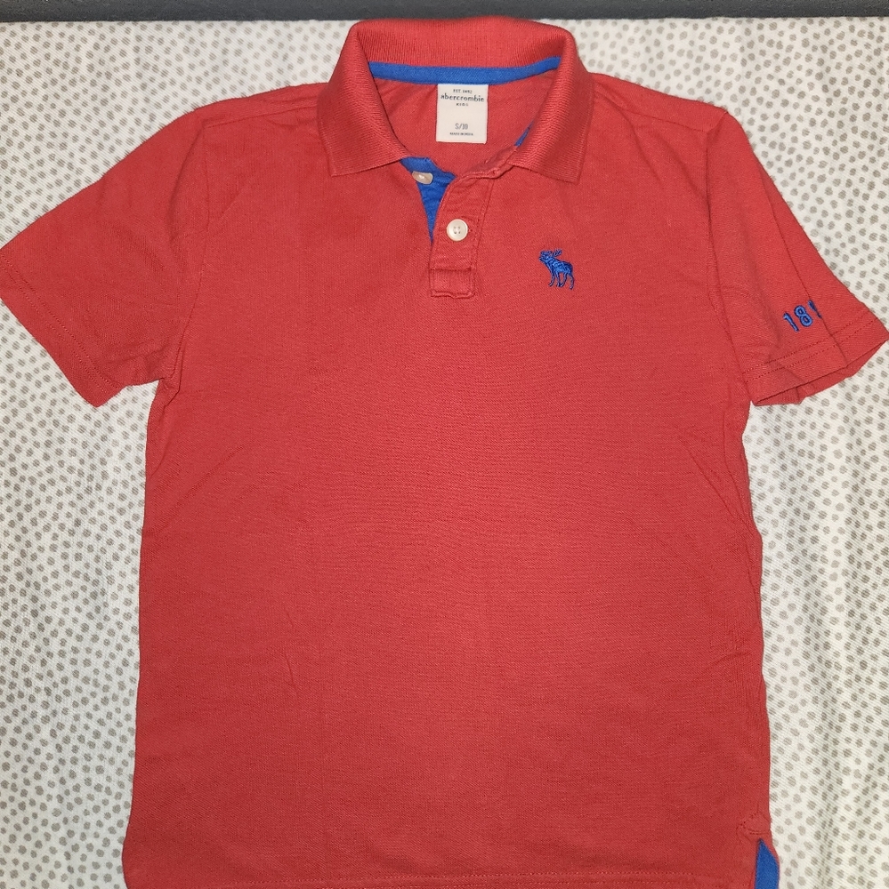 ABERCROMBIE & FITCH BOYS CLASSIC PIQUE POLO